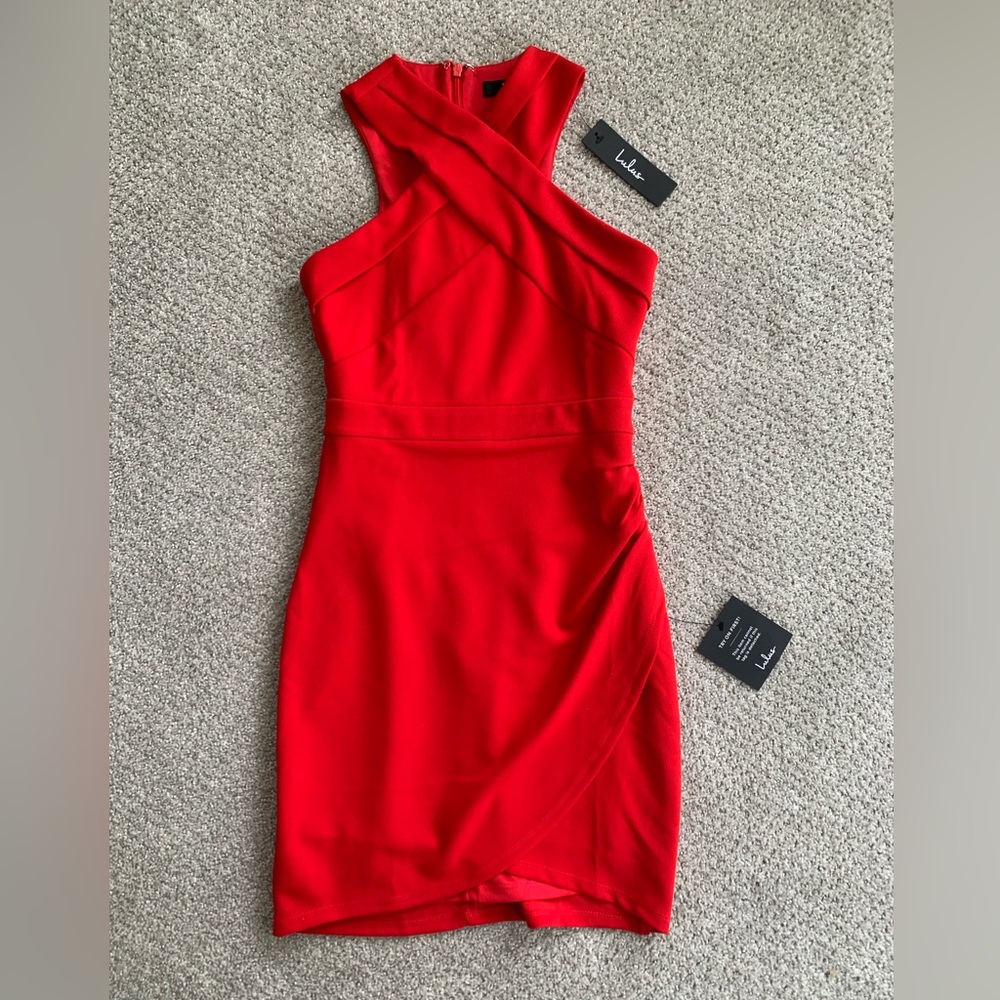 NWT Lulu's bodycon halter US Women's XS dress.